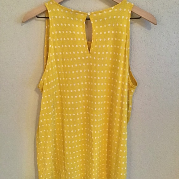 Loft mixed media yellow top - Picture 2 of 6
